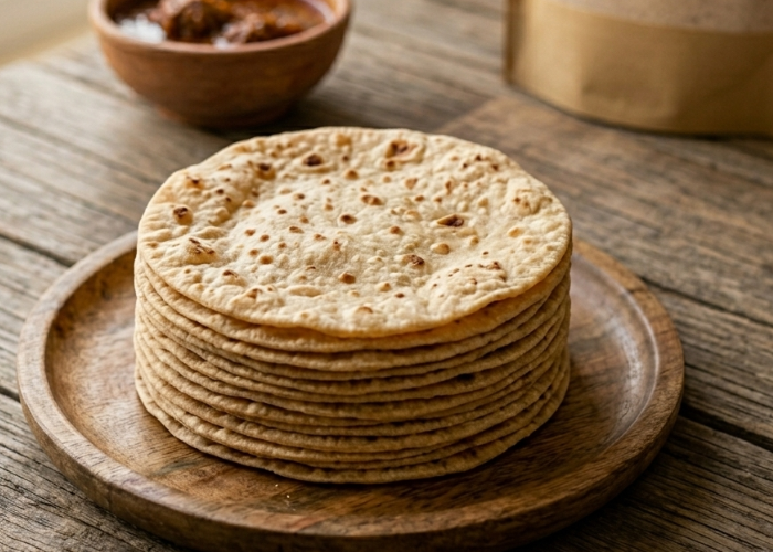 ready to cook wheat chapati