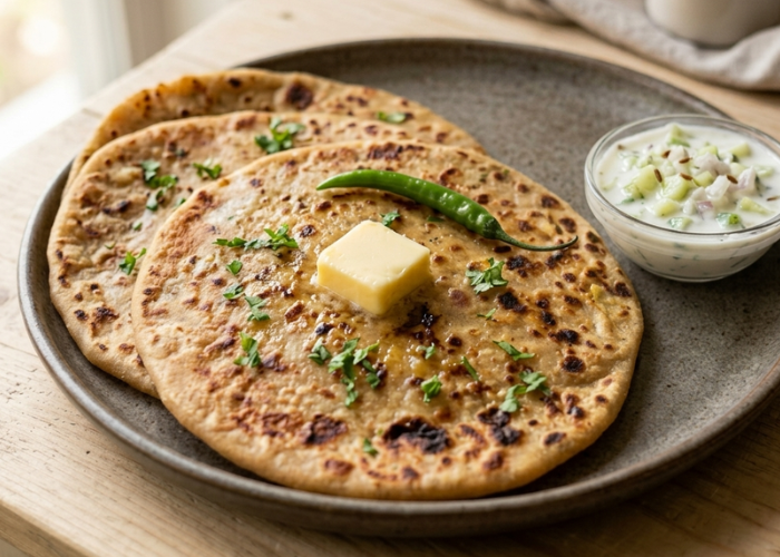drain-cleaning soft aloo paratha